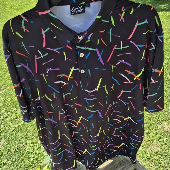 Sunday Swagger Men's 'Strokes' Golf Polo - XL - New - Picture 2 of 6